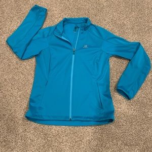 Women’s Blue Salomon Jacket, Size Medium
